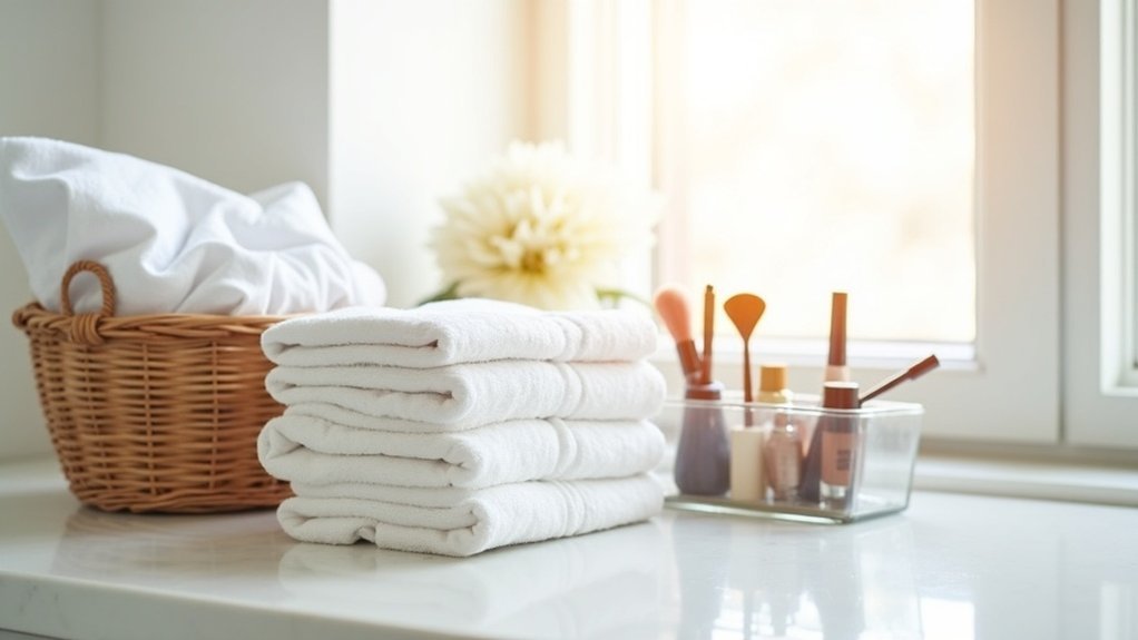 čisti ručnici jastučnice kozmetika