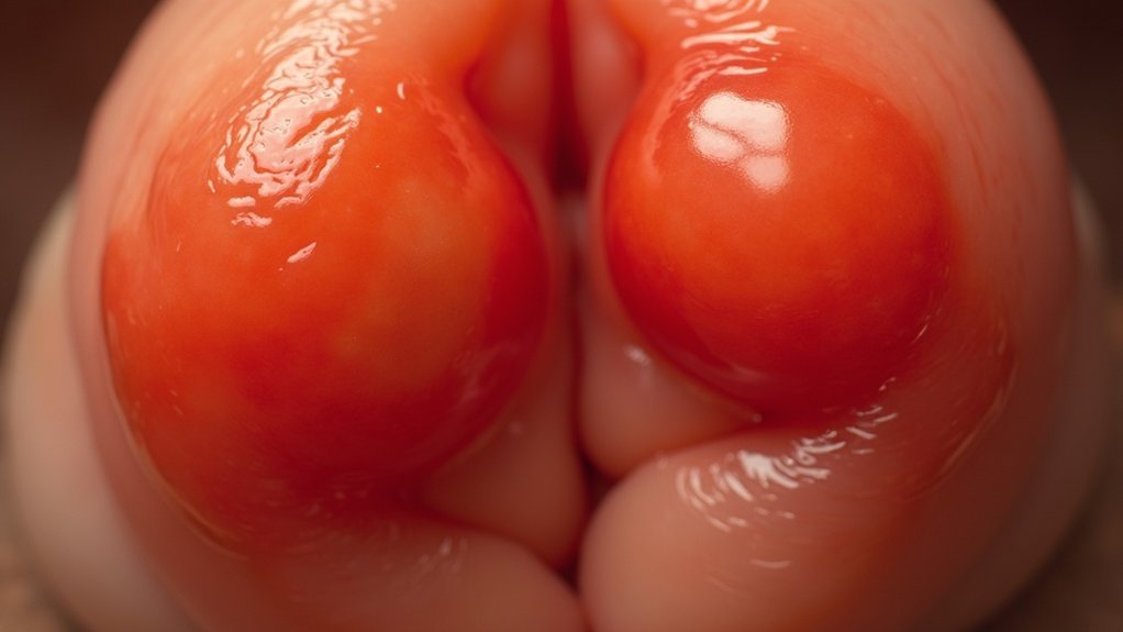 cista nasuprot upalnom bolnom apscesu