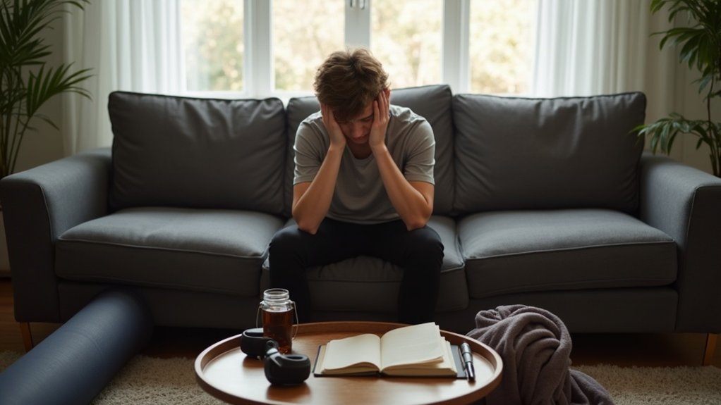 pritisak u stražnjem dijelu glave i tjeskoba