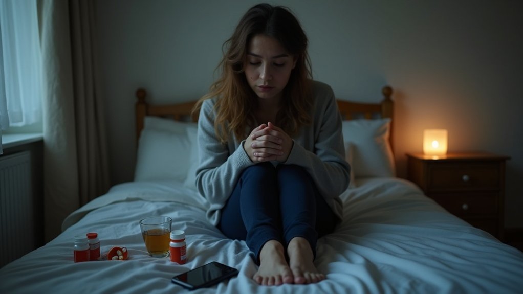 tiho rastući signali tjeskobe u pozadini