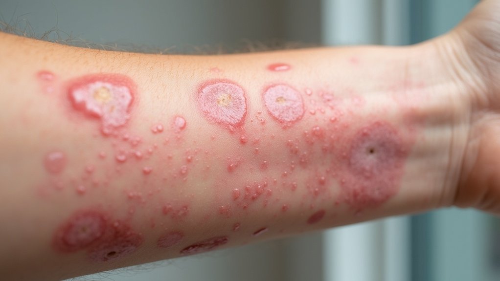 povišeni crveni svrbežni osipi koji migriraju