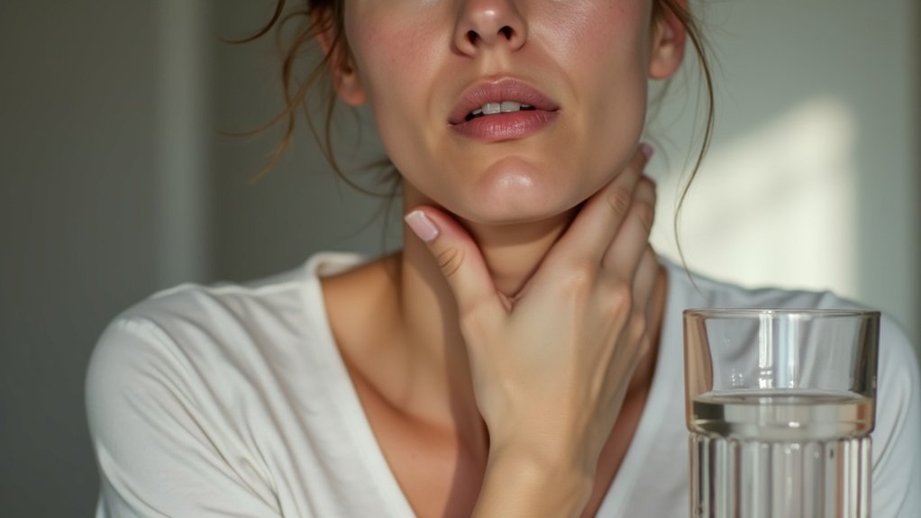 tihi čvor na vratu znakovi upozorenja