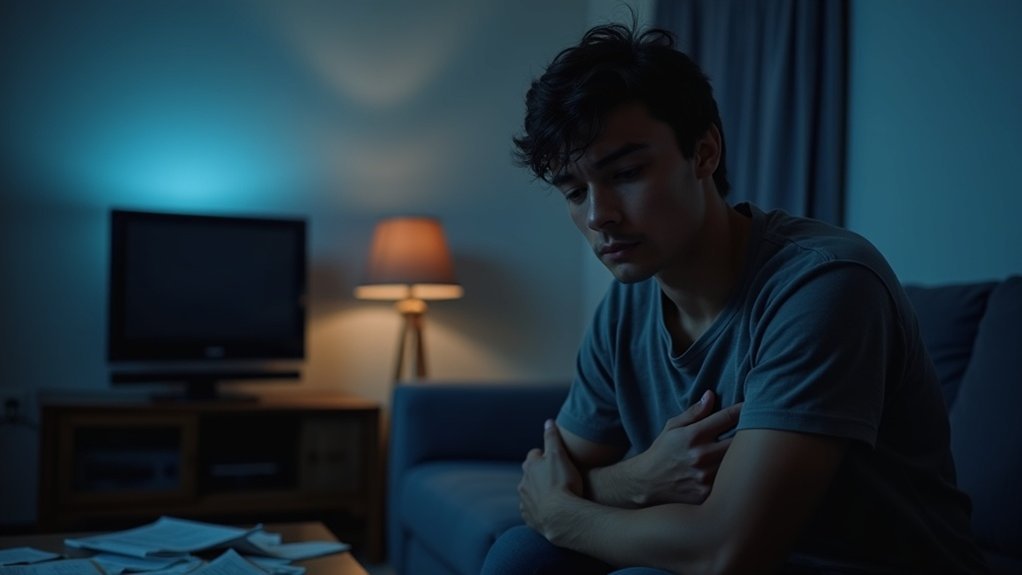 iznenadna simetrična utrnulost povezana s tjeskobom