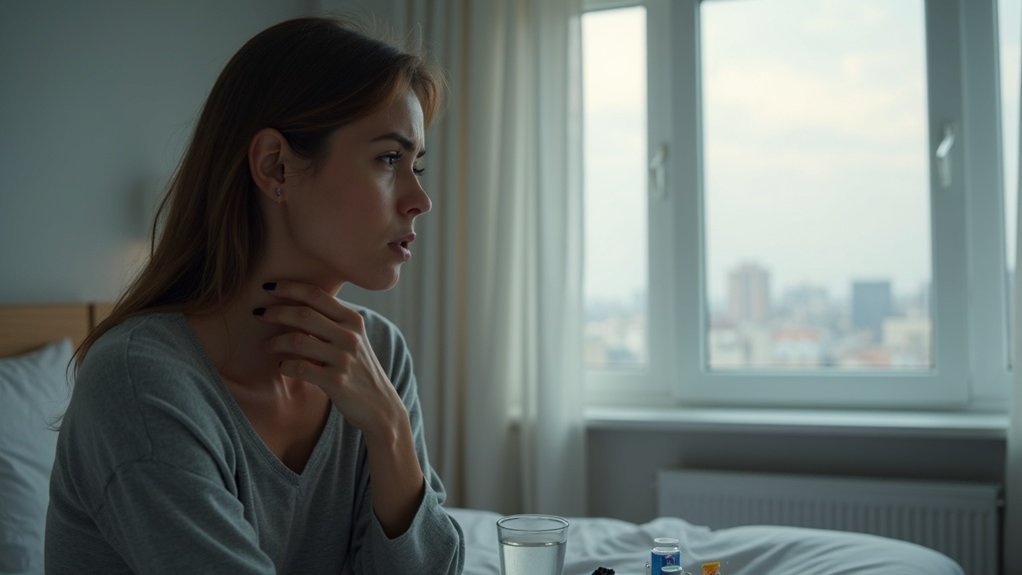 osjećaji u grlu oponašaju anksioznost